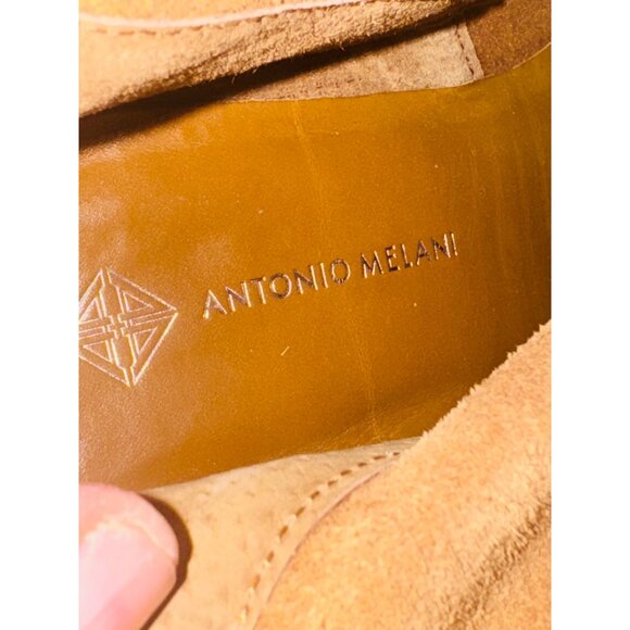 Antonio Melani Womens Genuine Camel Suede Leather Boho Western Ankle Boots 9M - Picture 5 of 13